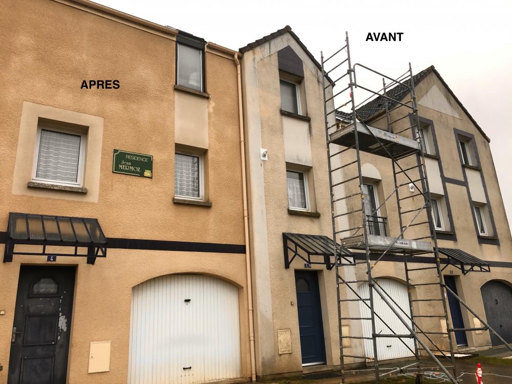 Nettoyage de façades sur Villers Cotterets